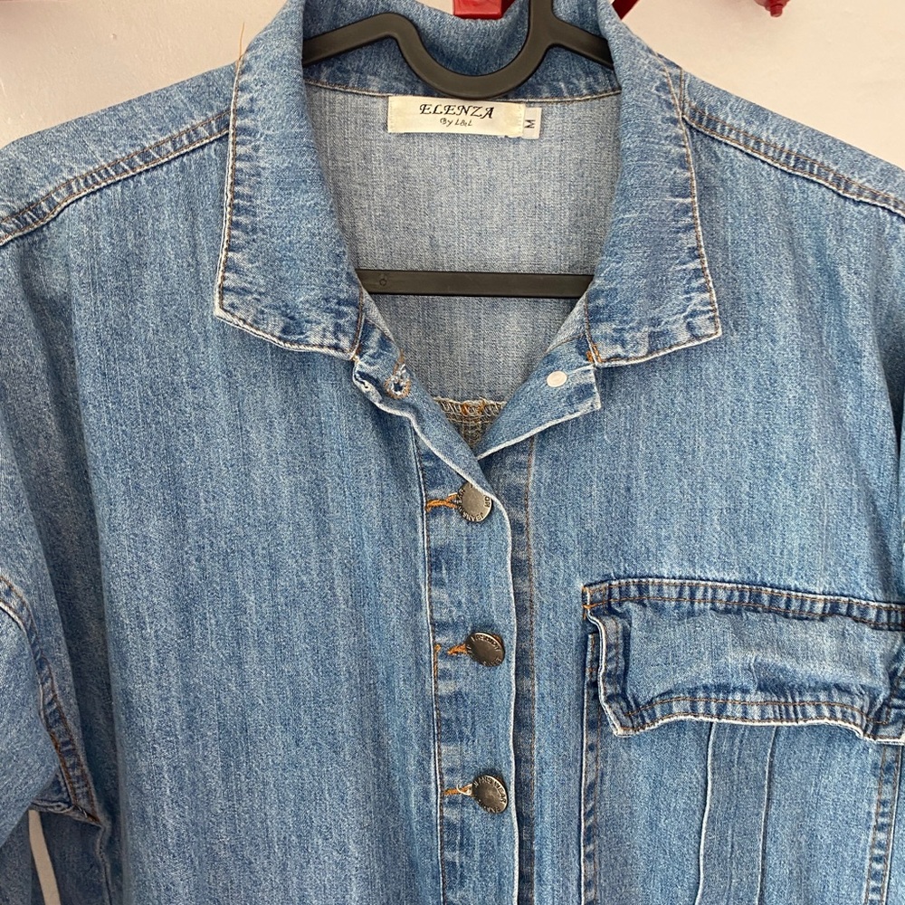 DENIM JUMPSUIT - Picture 2 of 5